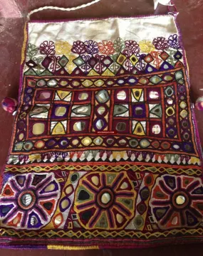 464 SOLD Vintage Dowry Bag