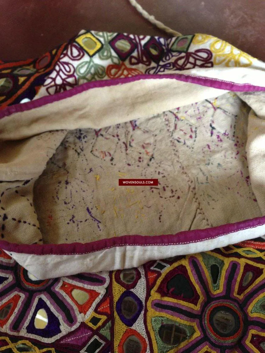 464 SOLD Vintage Dowry Bag
