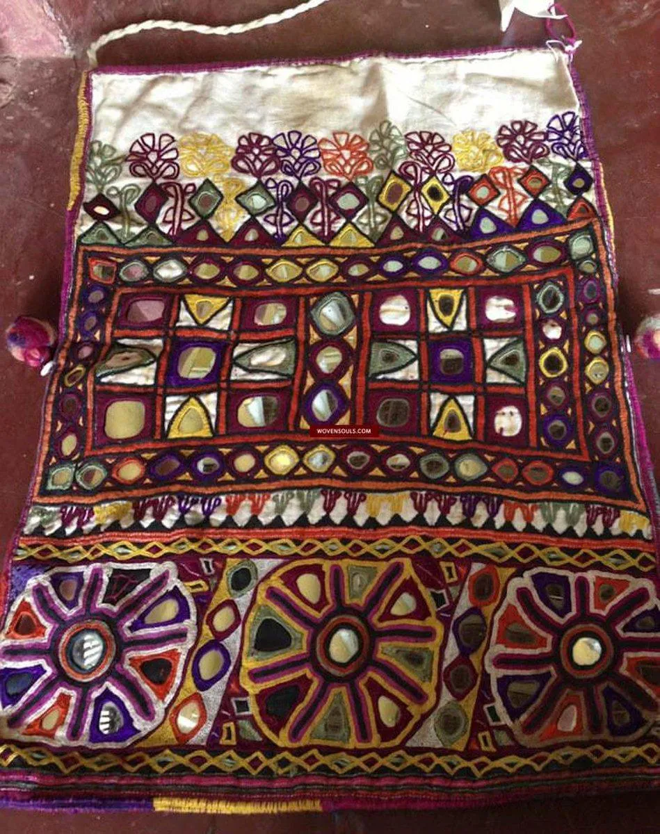 464 SOLD Vintage Dowry Bag