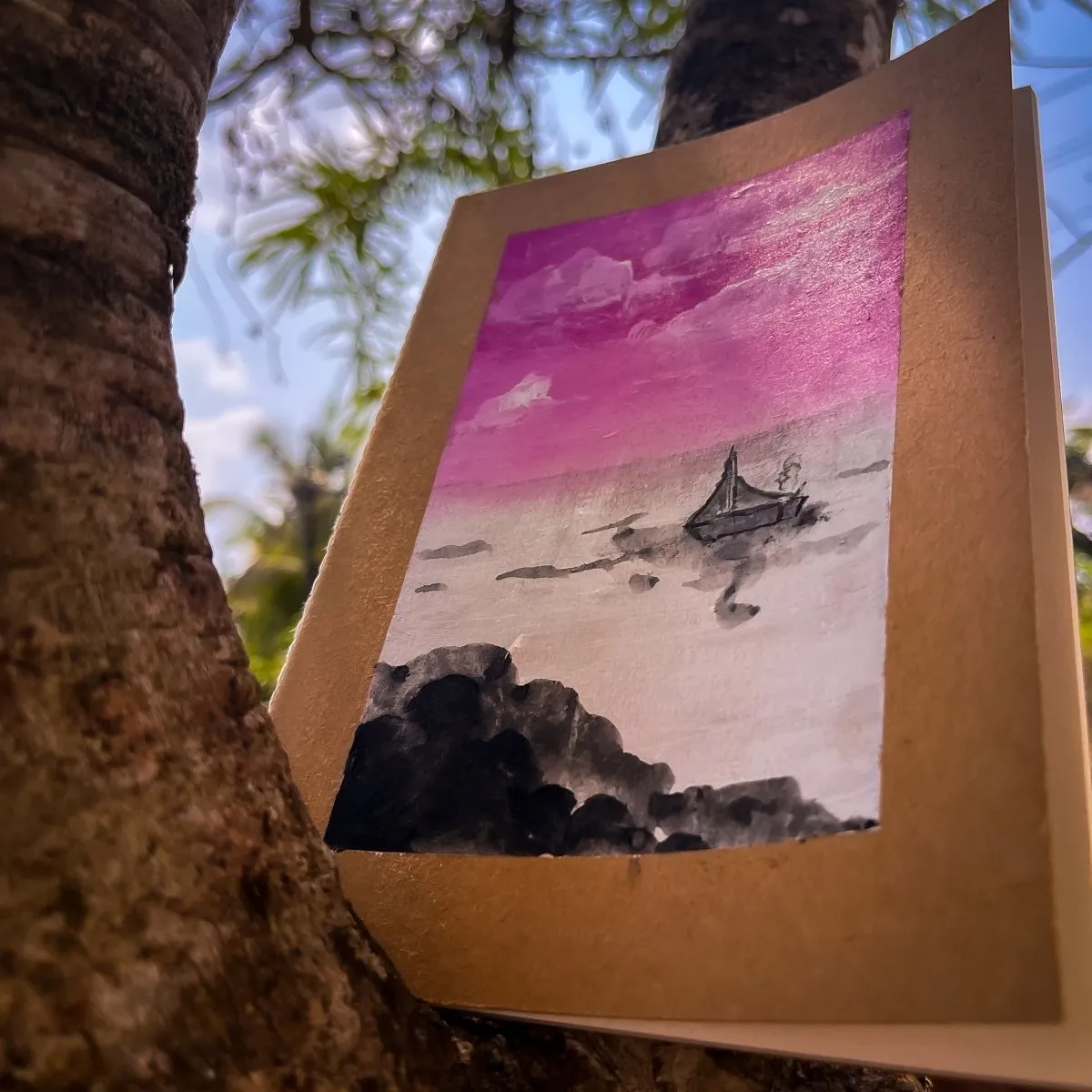 Ahoy Handpainted Notebook