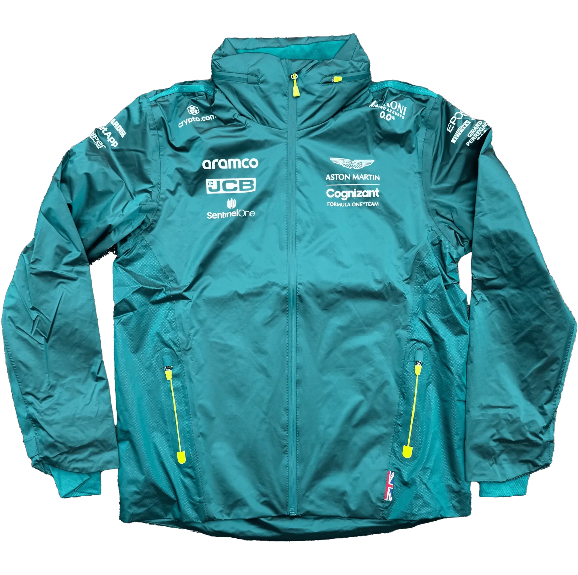Aston Martin Aramco F1 Men's Team Jacket- Green