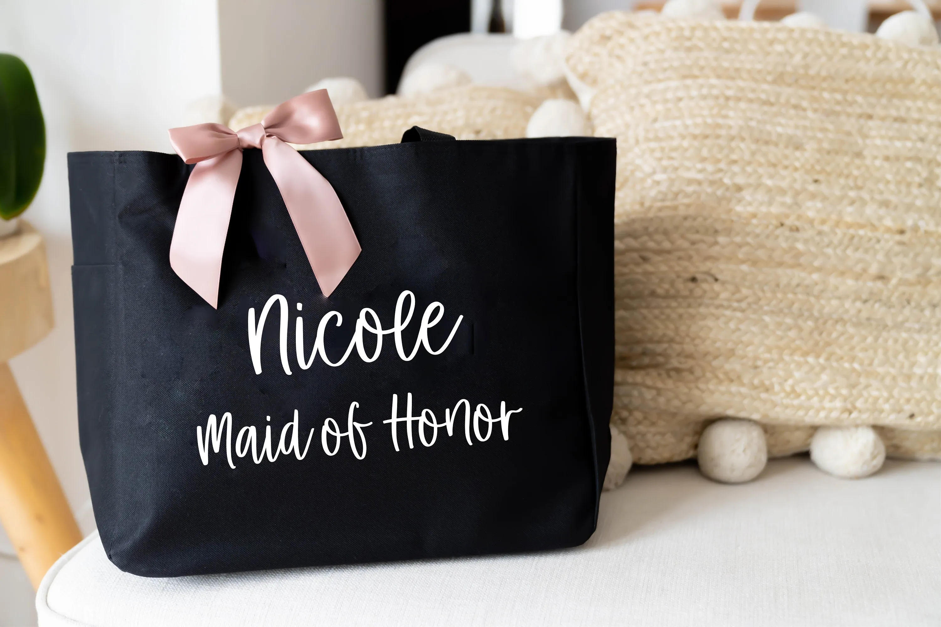 Bachelorette Tote Bags - Custom Bridesmaid Bag