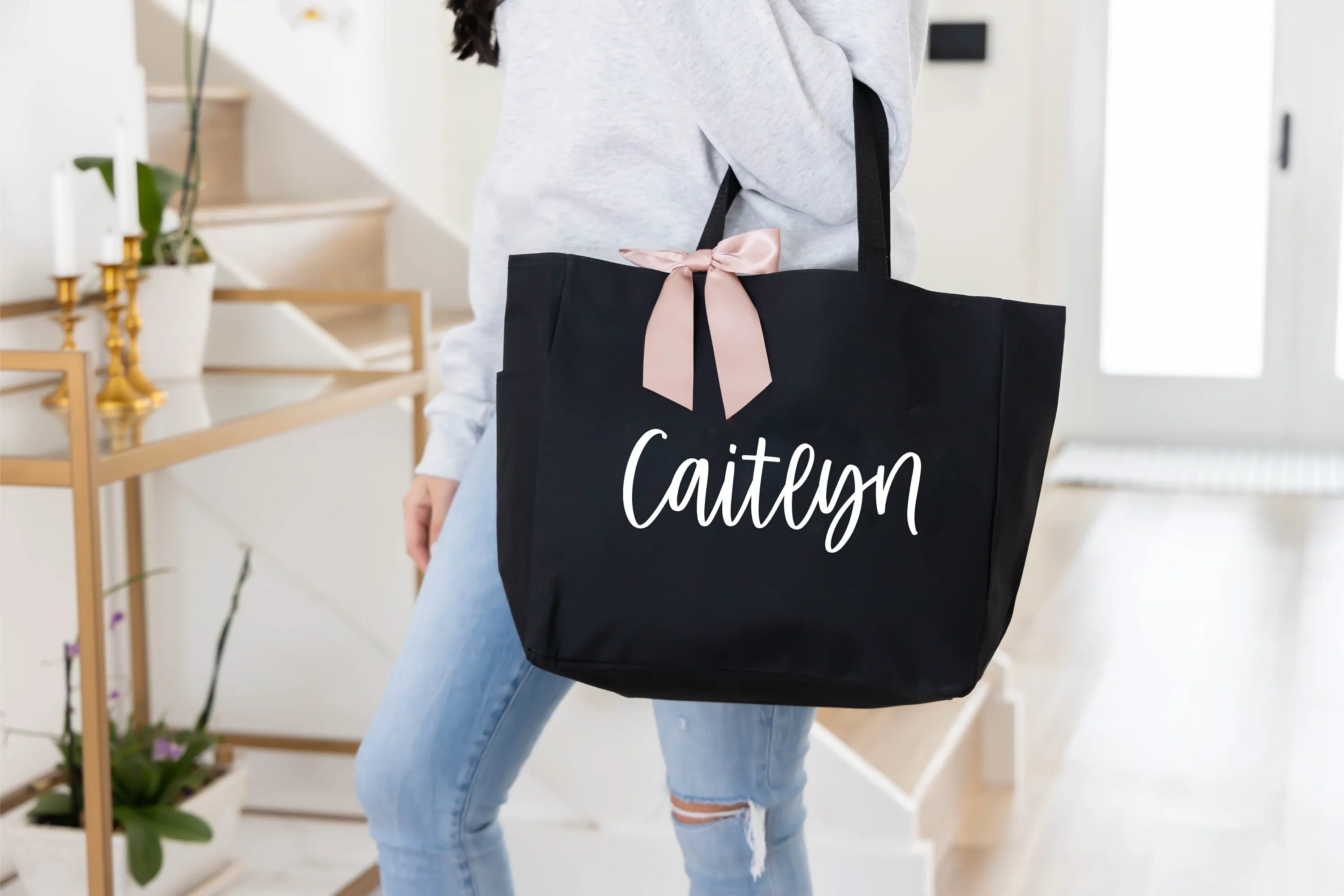 Bachelorette Tote Bags - Custom Bridesmaid Bag