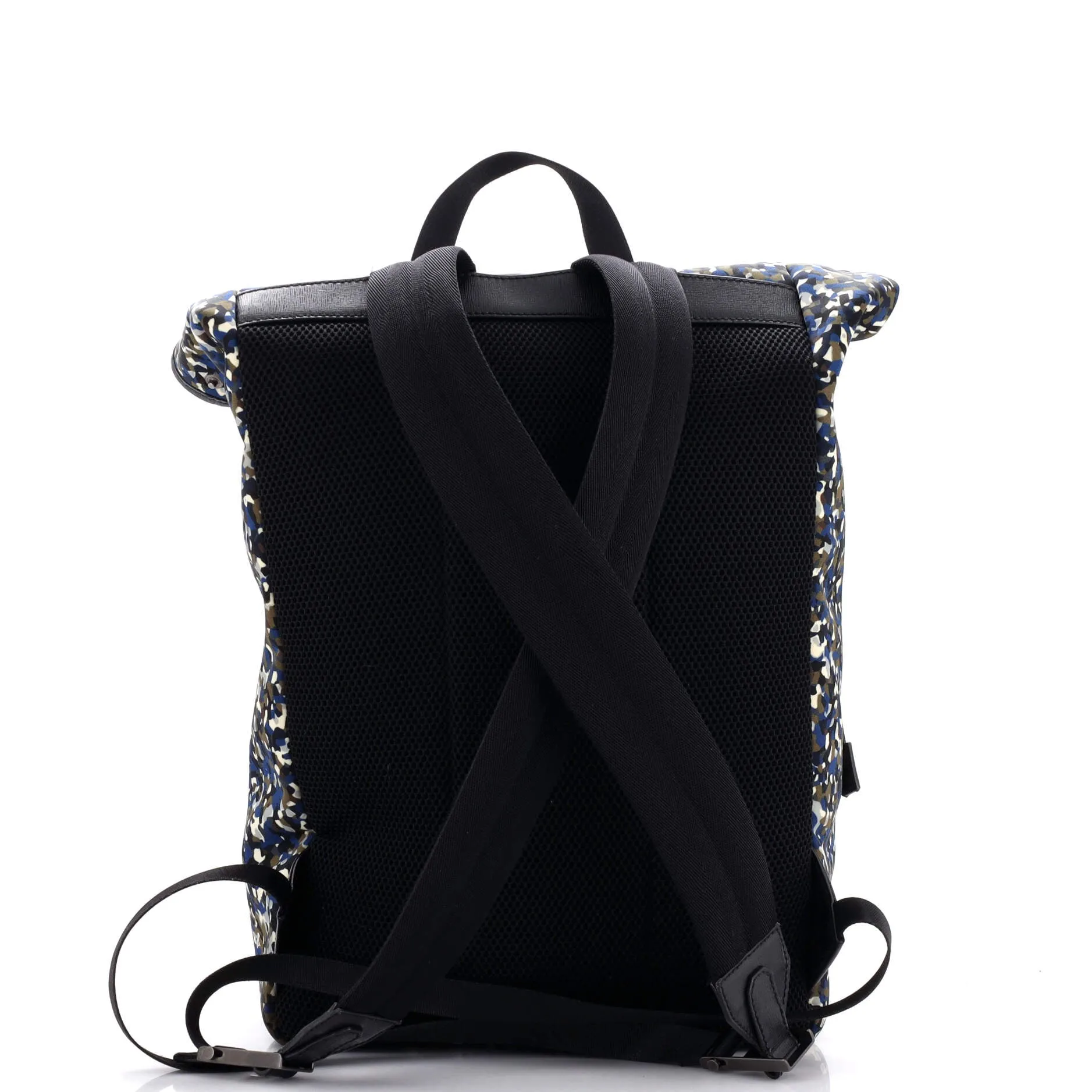 Buckle Backpack Printed Nylon Large