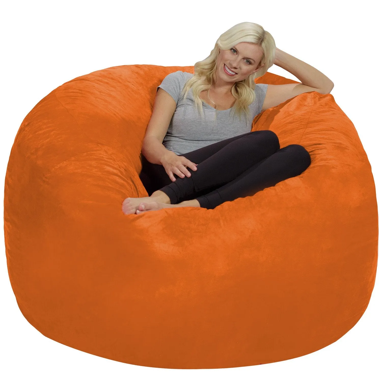 Chill Sack Bean Bag Chair: Giant 6' Memory Foam Furniture Bean Bag