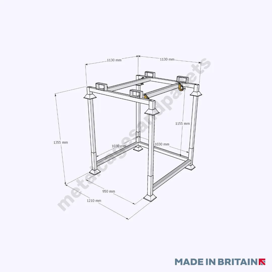 Collapsible Bulk Bag Filling Frame