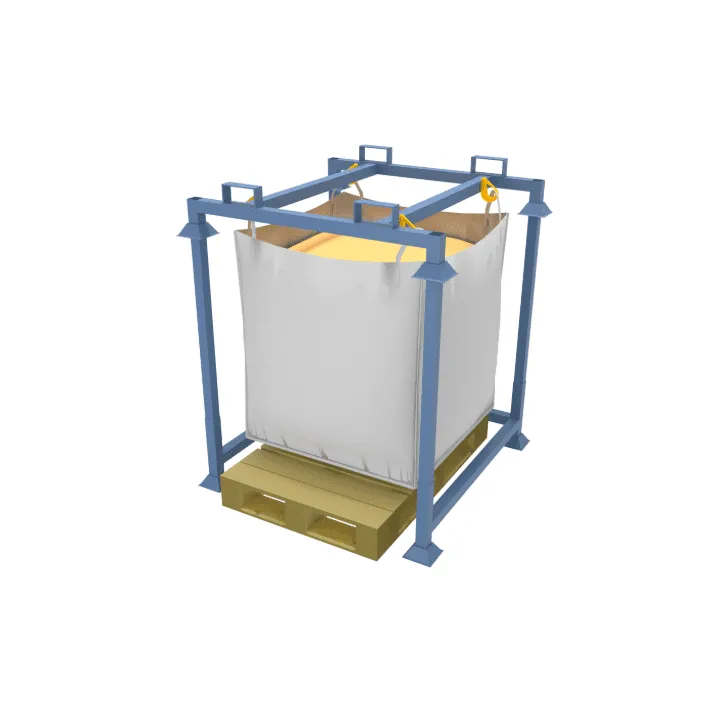 Collapsible Bulk Bag Filling Frame