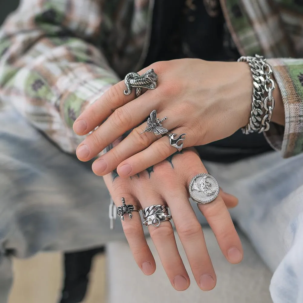 Death's Head Moth Ring
