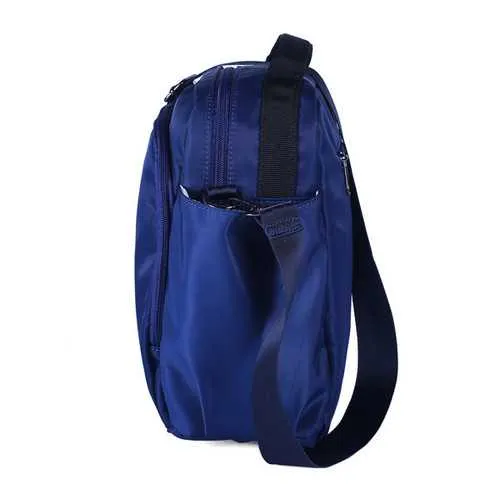Ekphero Women Men Nylon Waterproof Multi Pockets Crossboby Bag Shoulderbags