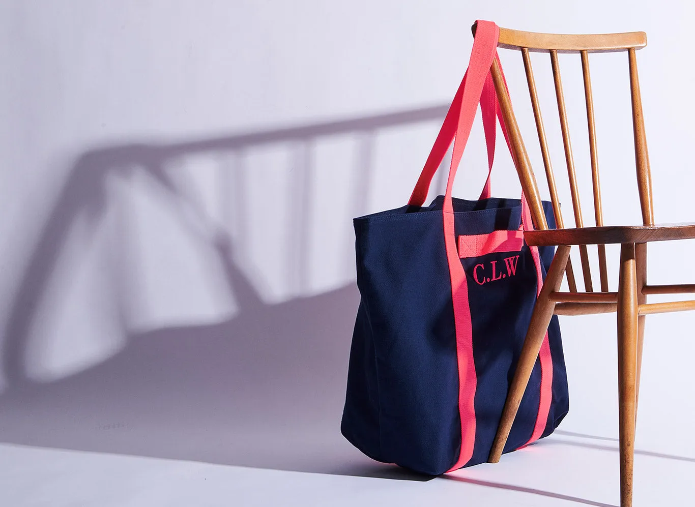 Everything Tote Bag - Navy / Neon