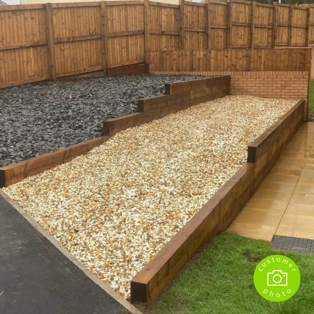 Gold & White Blend Gravel Chippings
