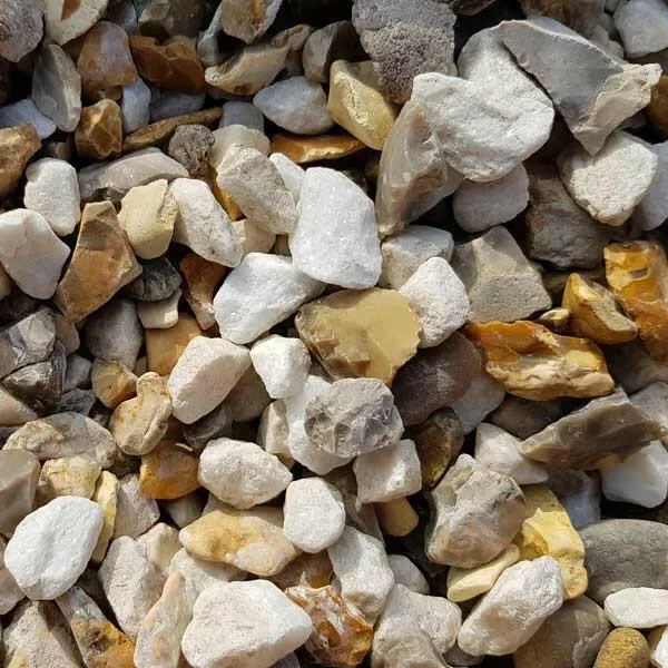 Gold & White Blend Gravel Chippings