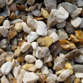 Gold & White Blend Gravel Chippings