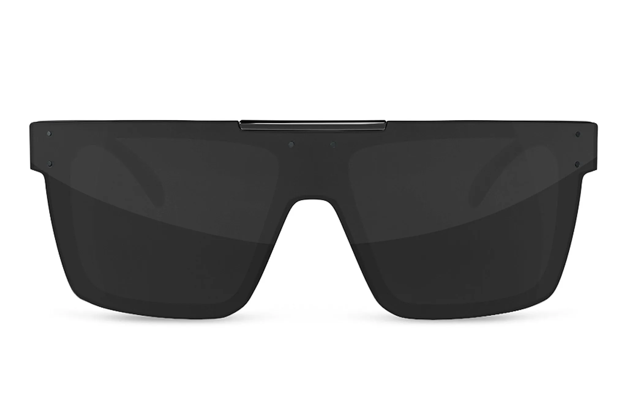 Heatwave Quatro Sunglasses: Black/Black