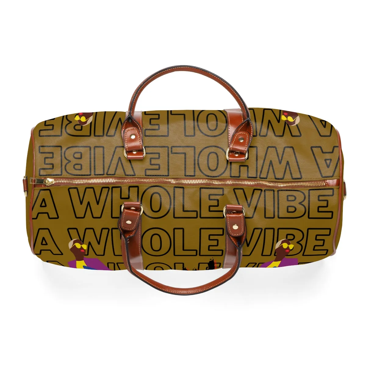 “I Am A Whole Vibe” Waterproof Travel Bag