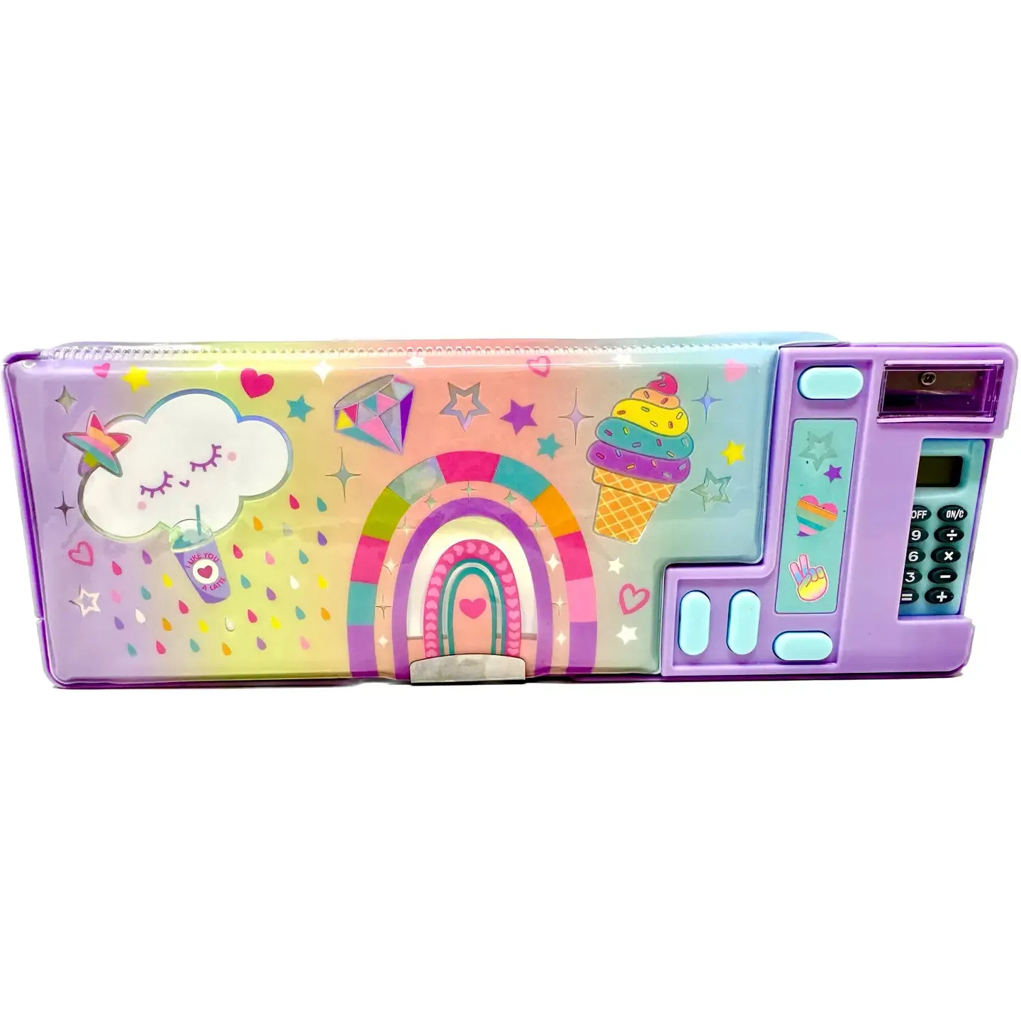 Multi-Function Pencil Case (Rainbow, Unicorn, Sweets)
