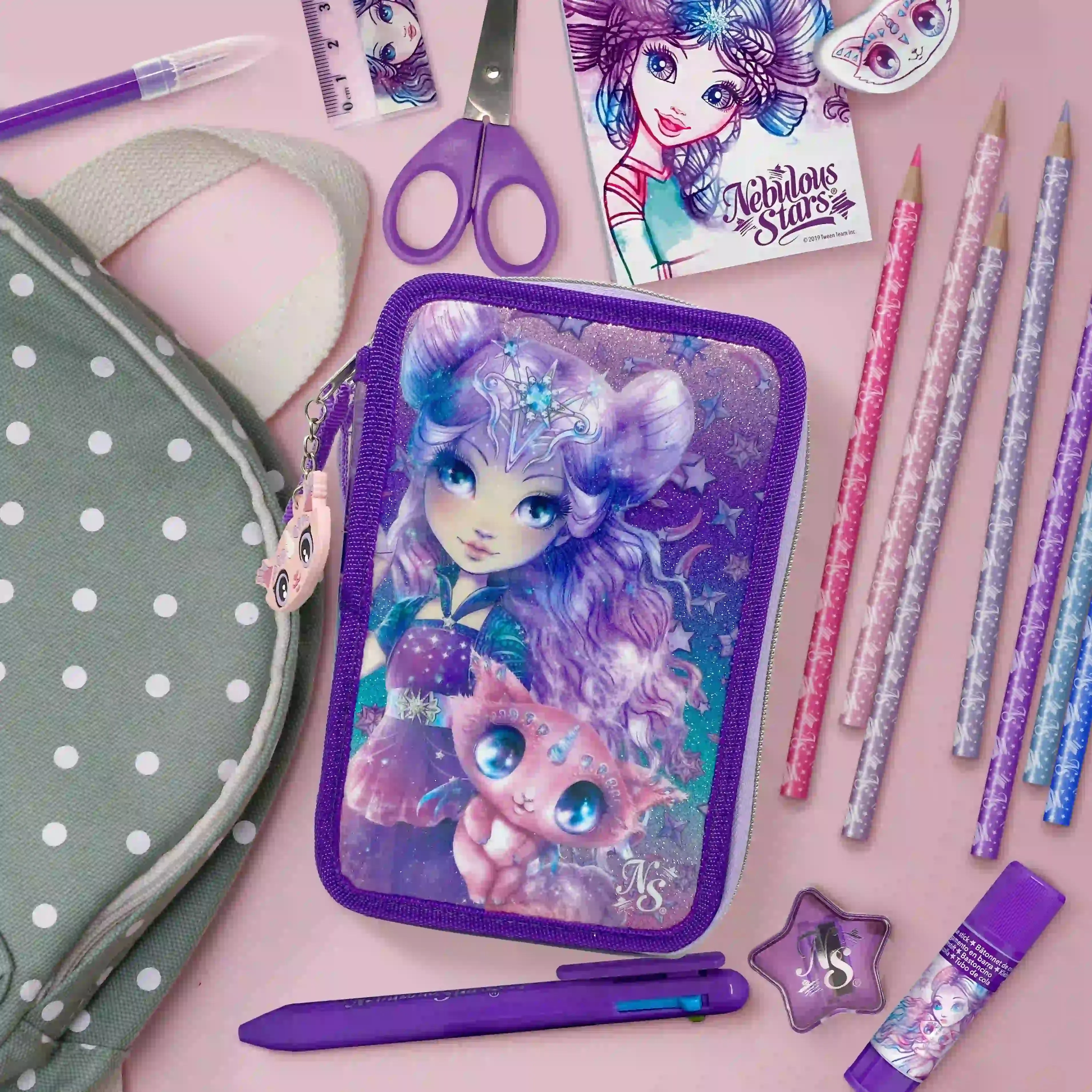 Nebulous Stars 3 Tier Pencil Case - Nebulia