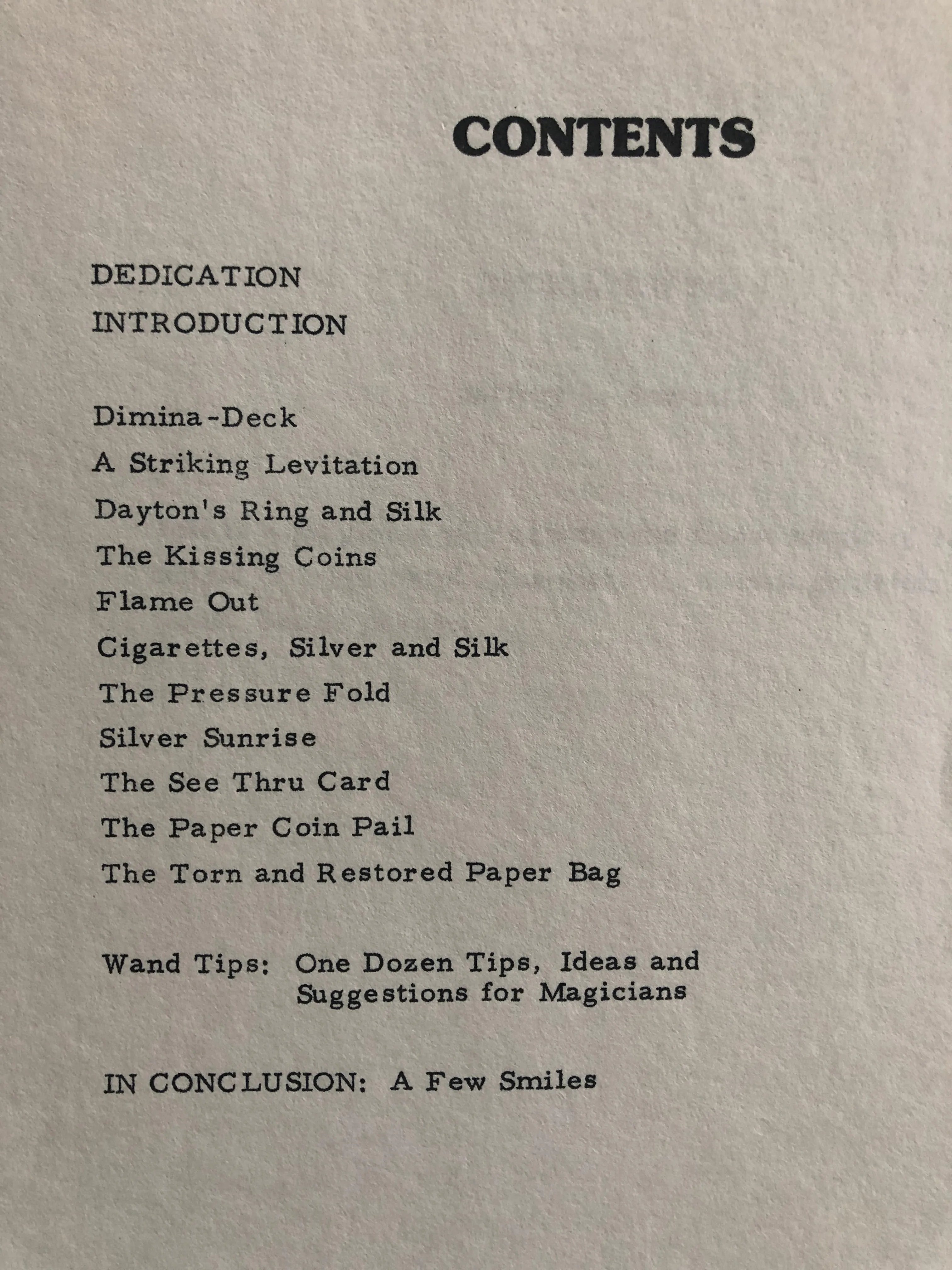 One Of A Kind Magic - Ronald J Dayton