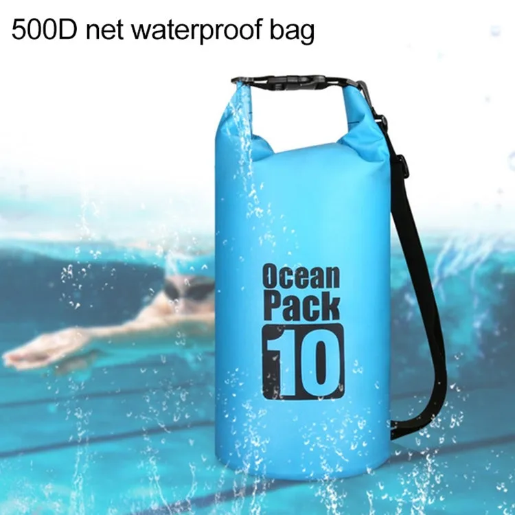 Outdoor Waterproof Bag Dry Sack PVC Barrel Bag, Capacity: 2L (Green)