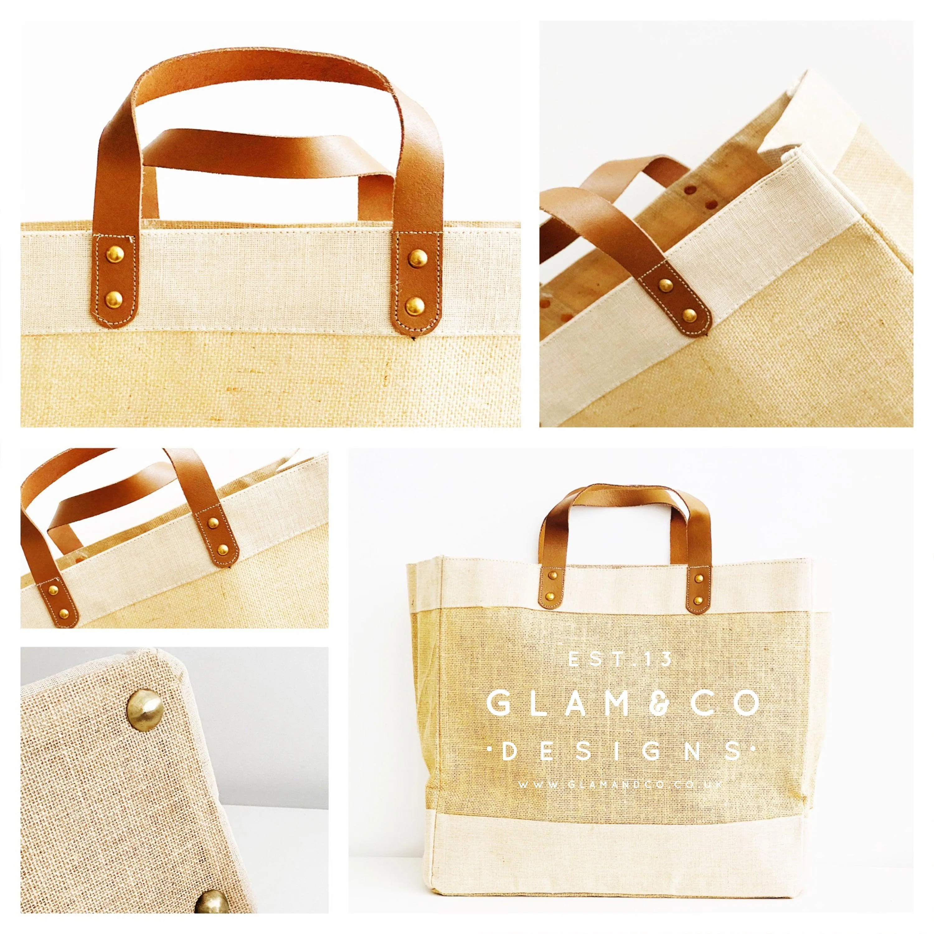Personalised Jute Tote Shopping Bag | 40th Birthday Gift | Forty and Fabulous Gift