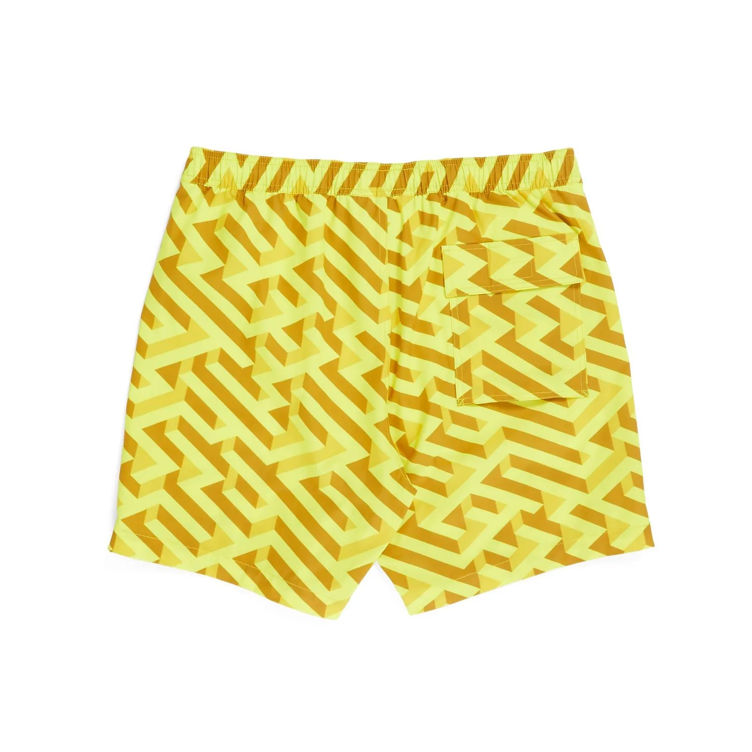 Psycho Bunny Mens Pisani Swim Shorts - Neon Bolt