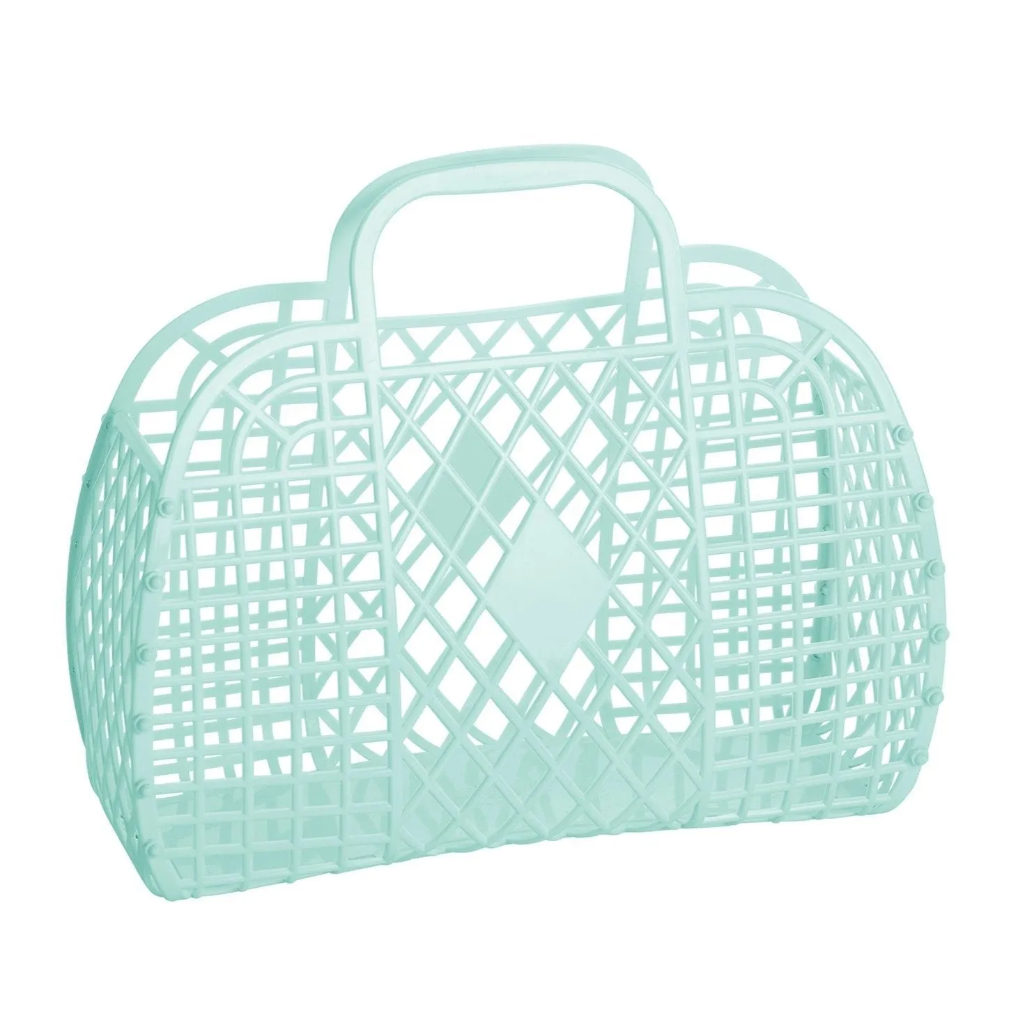 Retro Basket | Large Mint