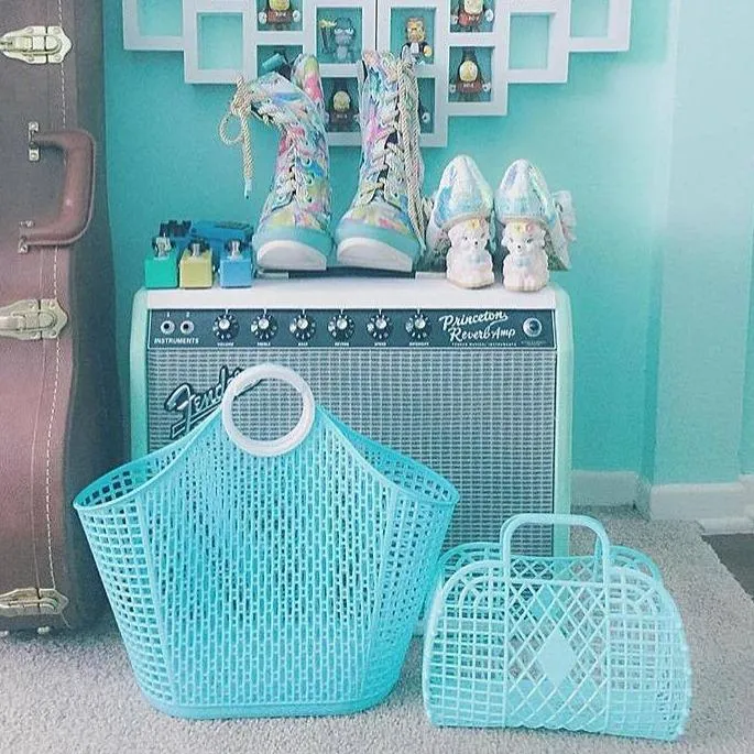 Retro Basket | Large Mint