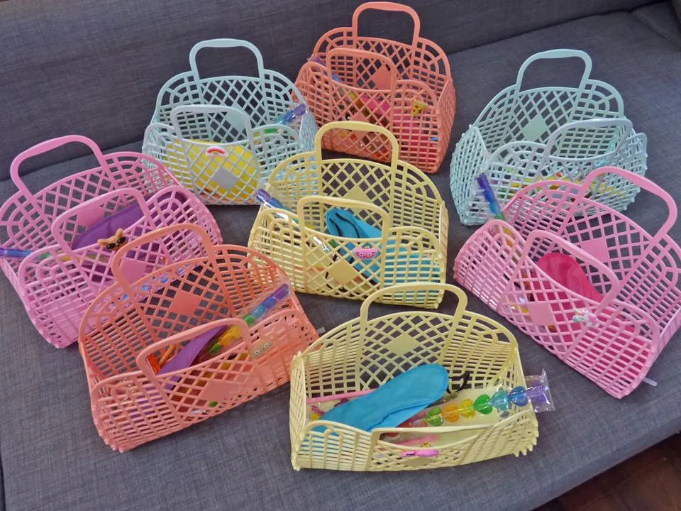 Retro Basket | Small Blue