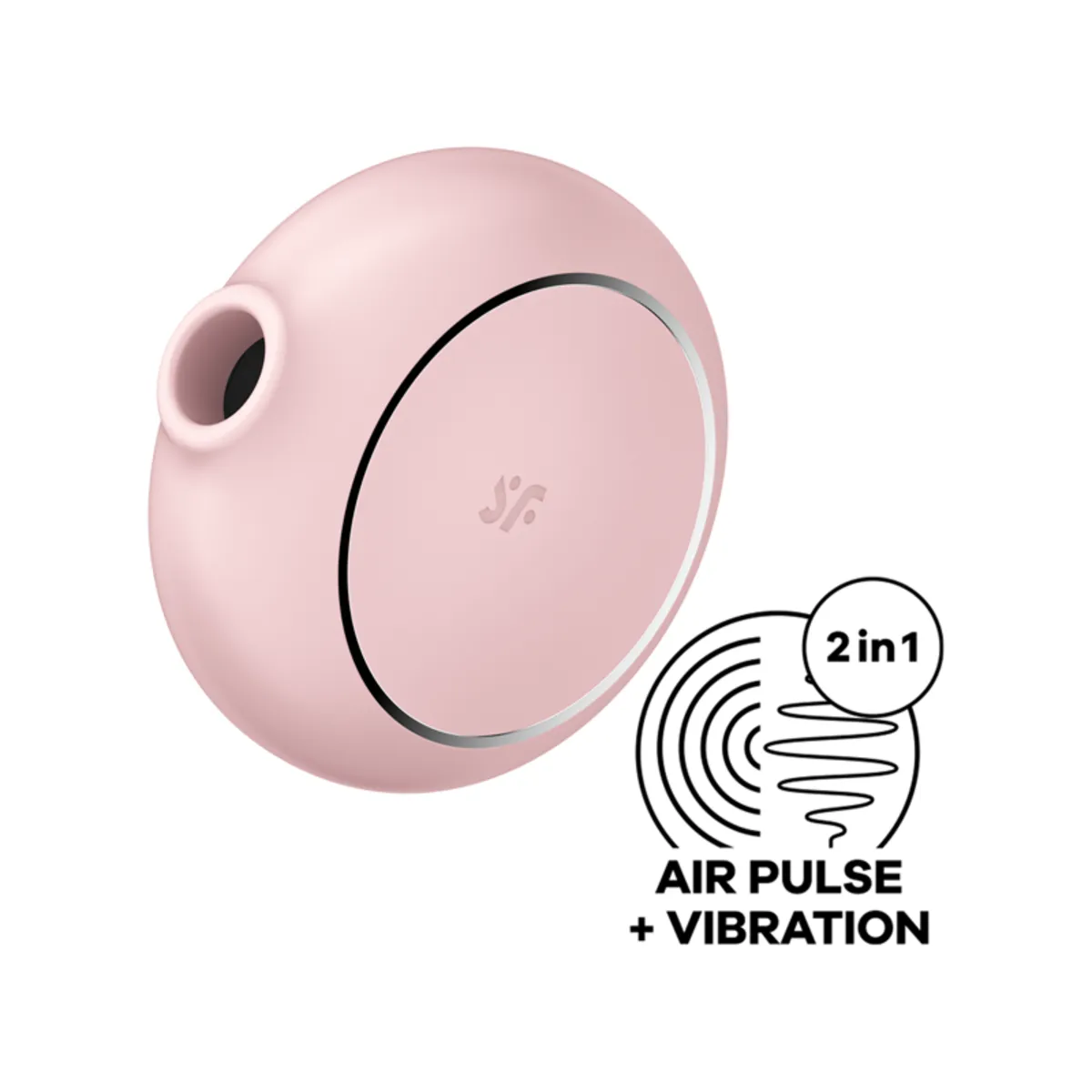 SATISFYER Pro To Go 3: Air Pulse Stimulator   Vibrator - Rose
