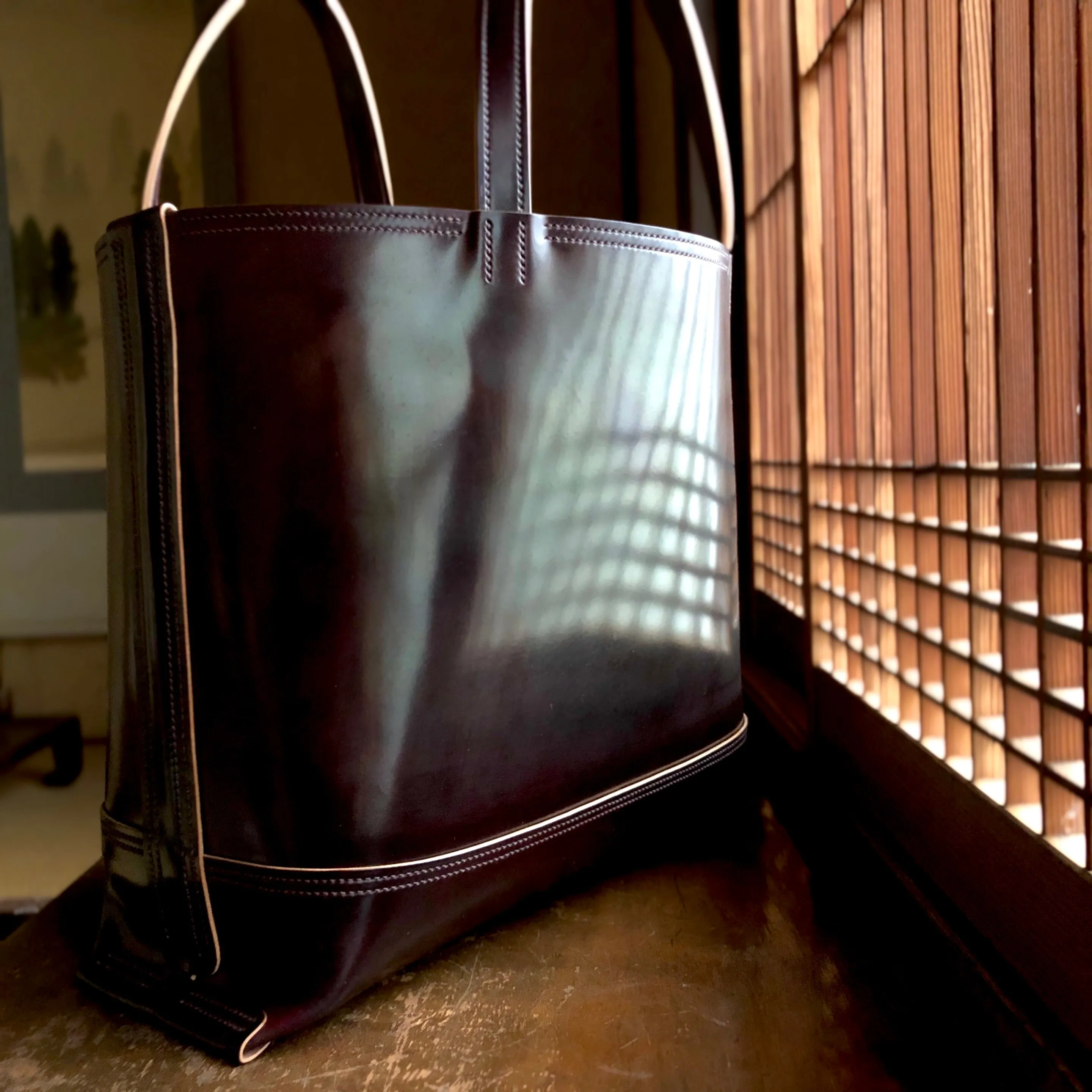 Shell Bag / Tote【Horween】シェルコードバンのトートバッグ