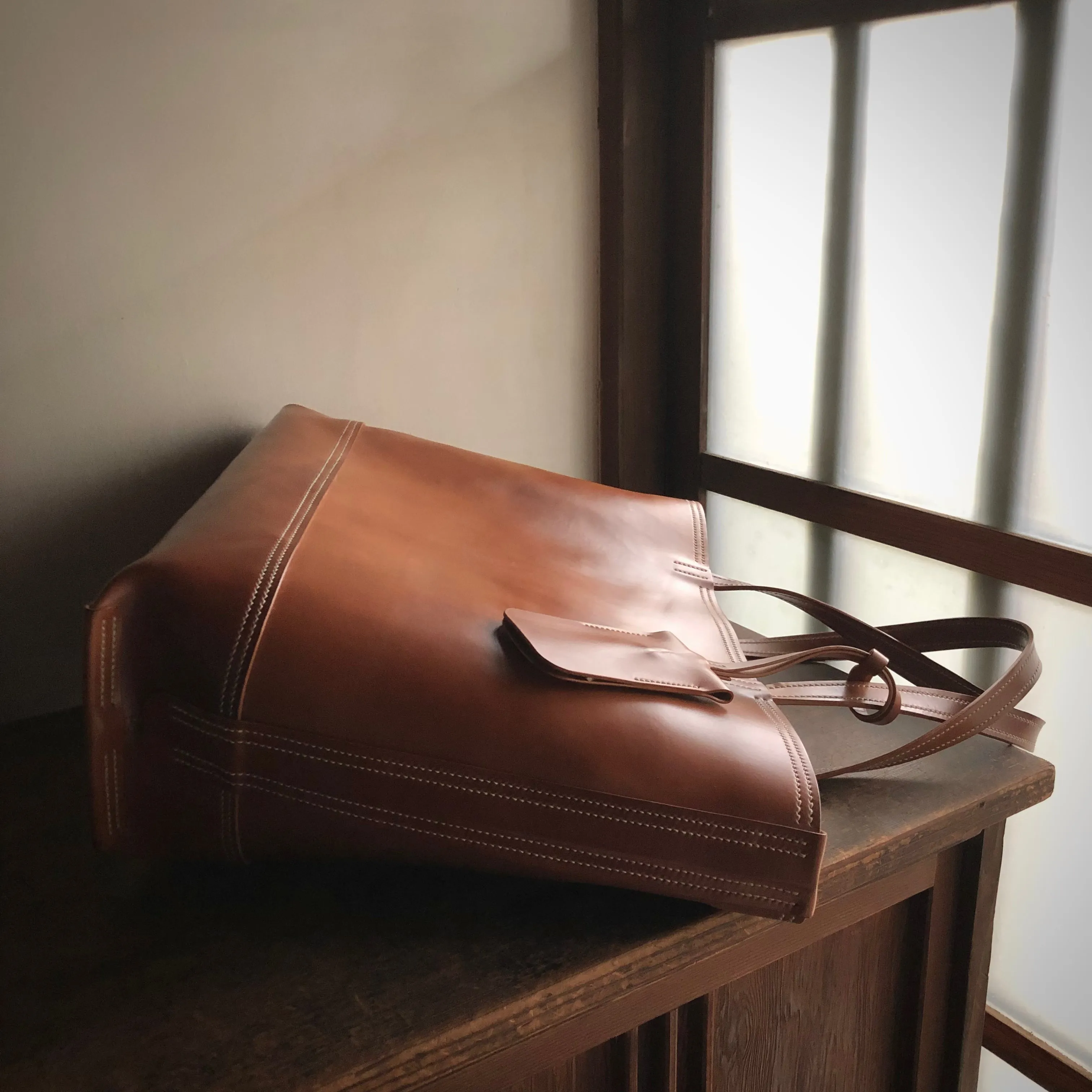 Shell Bag / Tote【Horween】シェルコードバンのトートバッグ