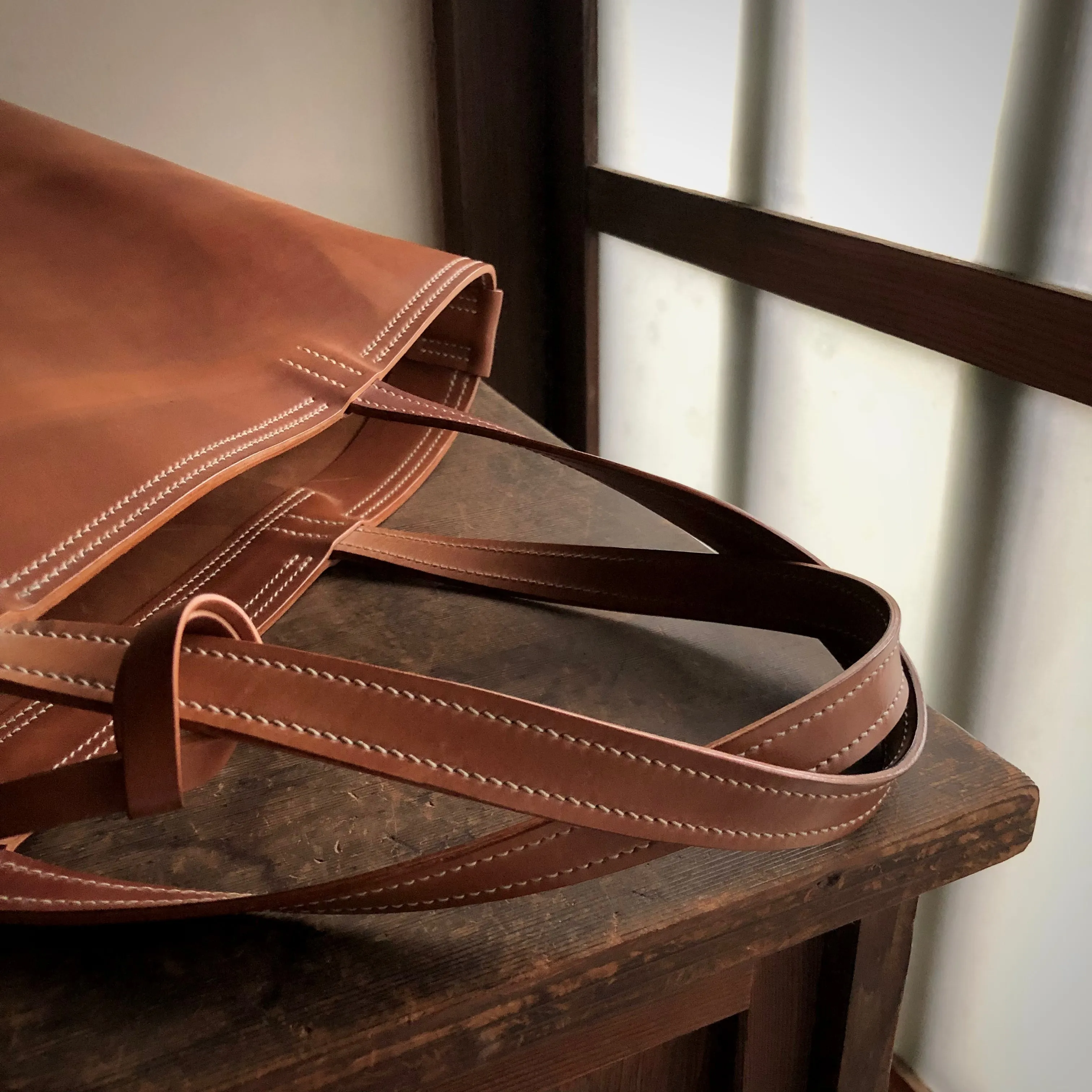 Shell Bag / Tote【Horween】シェルコードバンのトートバッグ