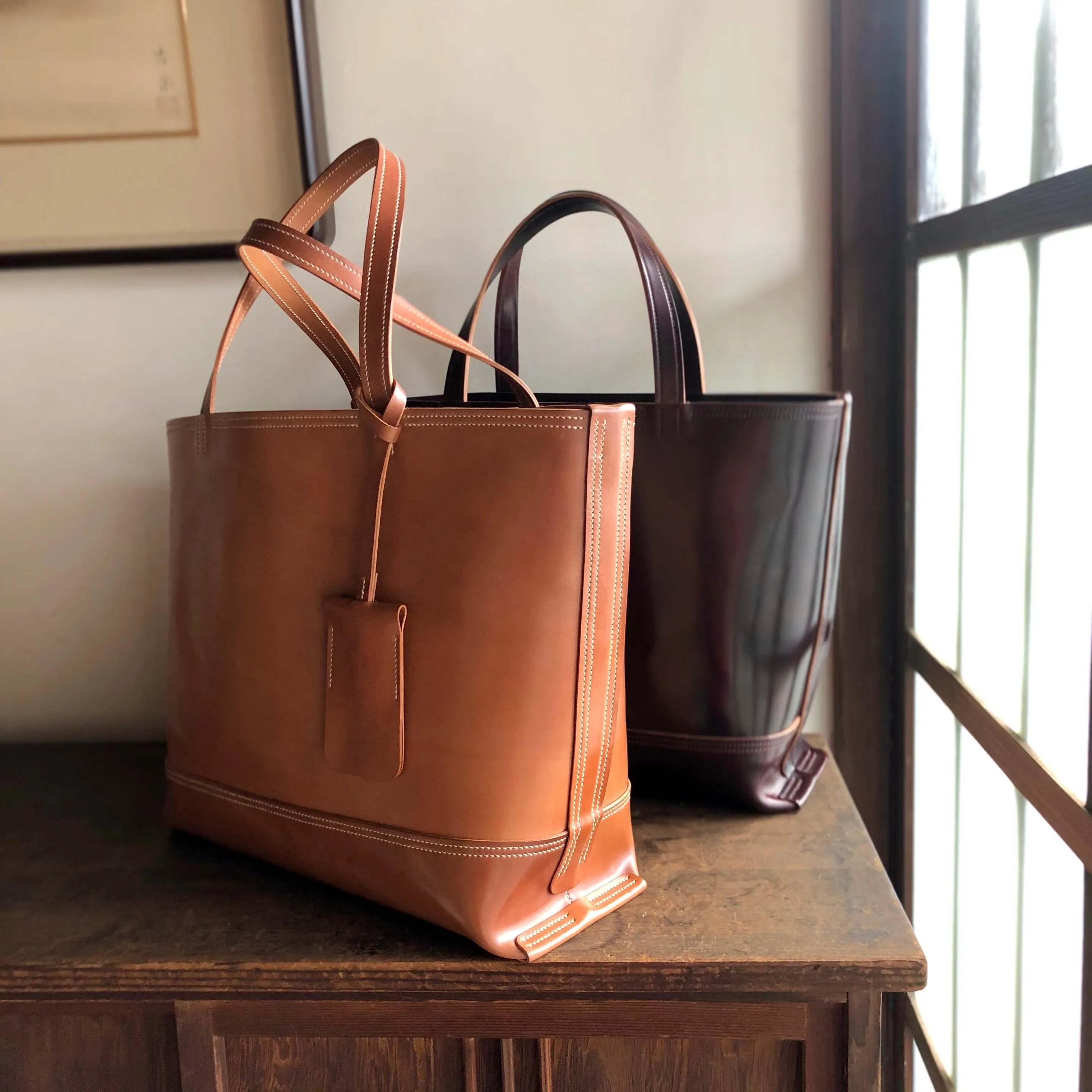 Shell Bag / Tote【Horween】シェルコードバンのトートバッグ