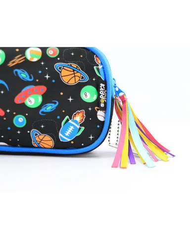 Smily Kiddos Fancy Transparent Pencil Case Black