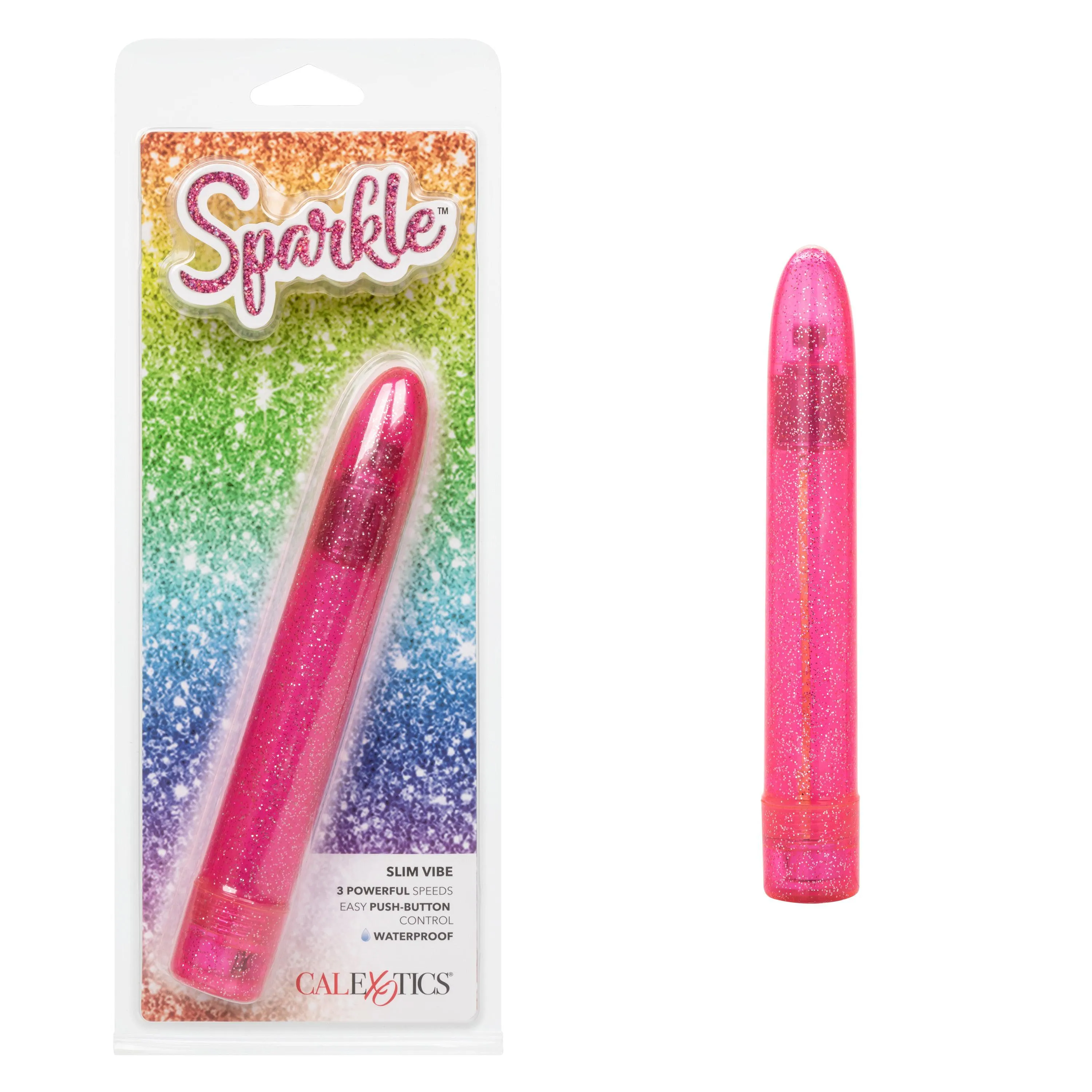 Sparkle Slim Vibe - Pink - 6 inch