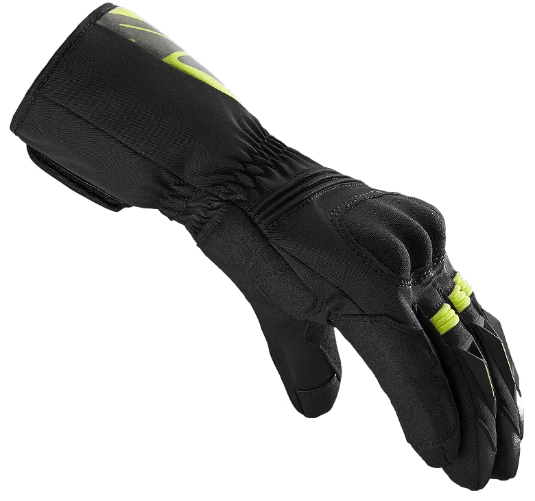 Spidi ALU-PRO WP Leather / Textile Gloves - Black / Yellow