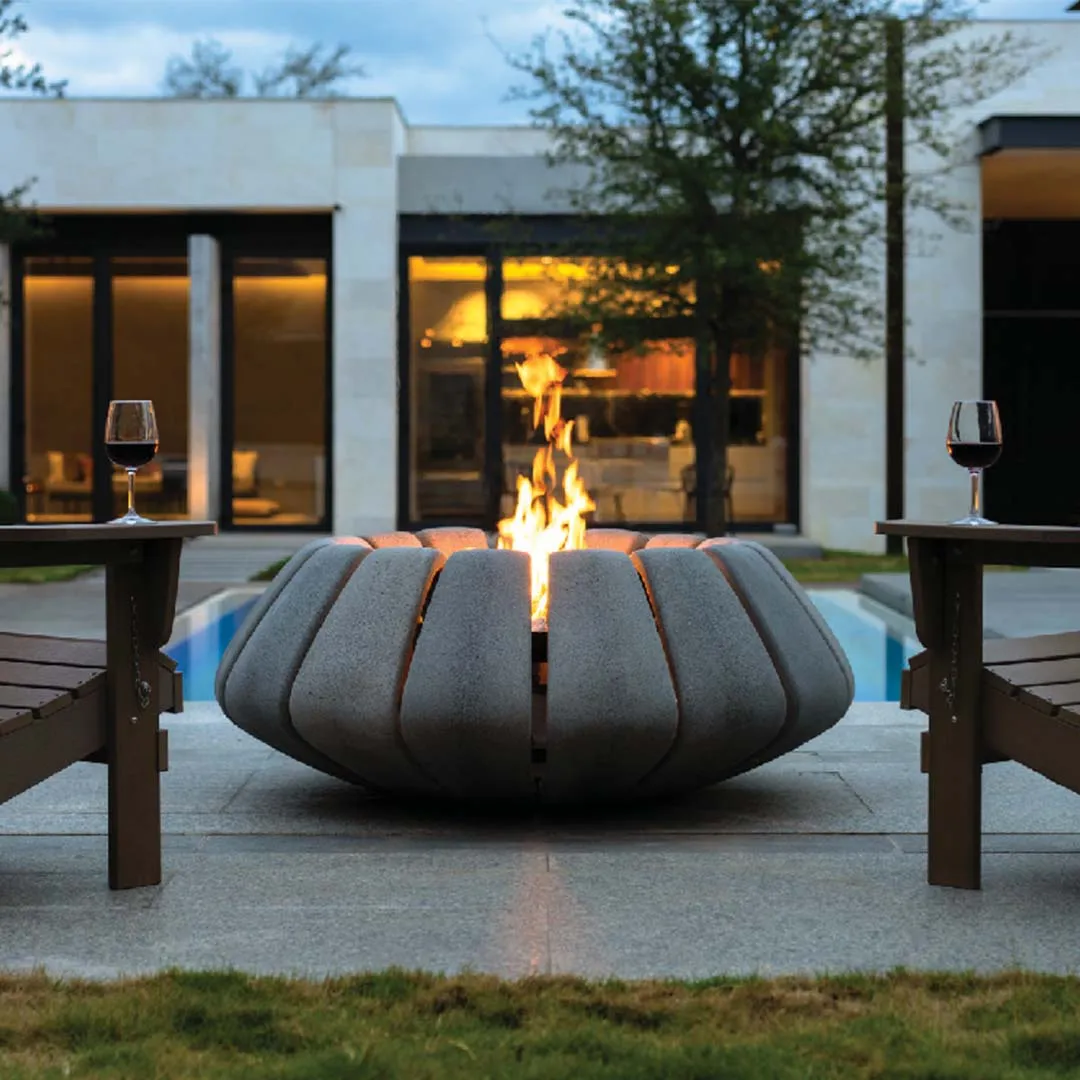 Sunflower Fire Bowl - Gas Fire Pit