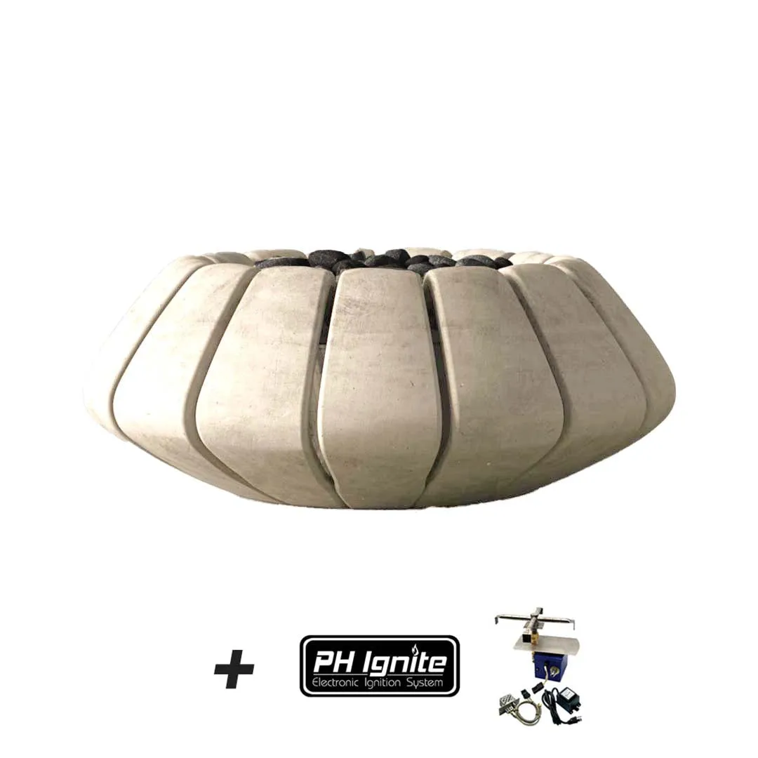Sunflower Fire Bowl - Gas Fire Pit