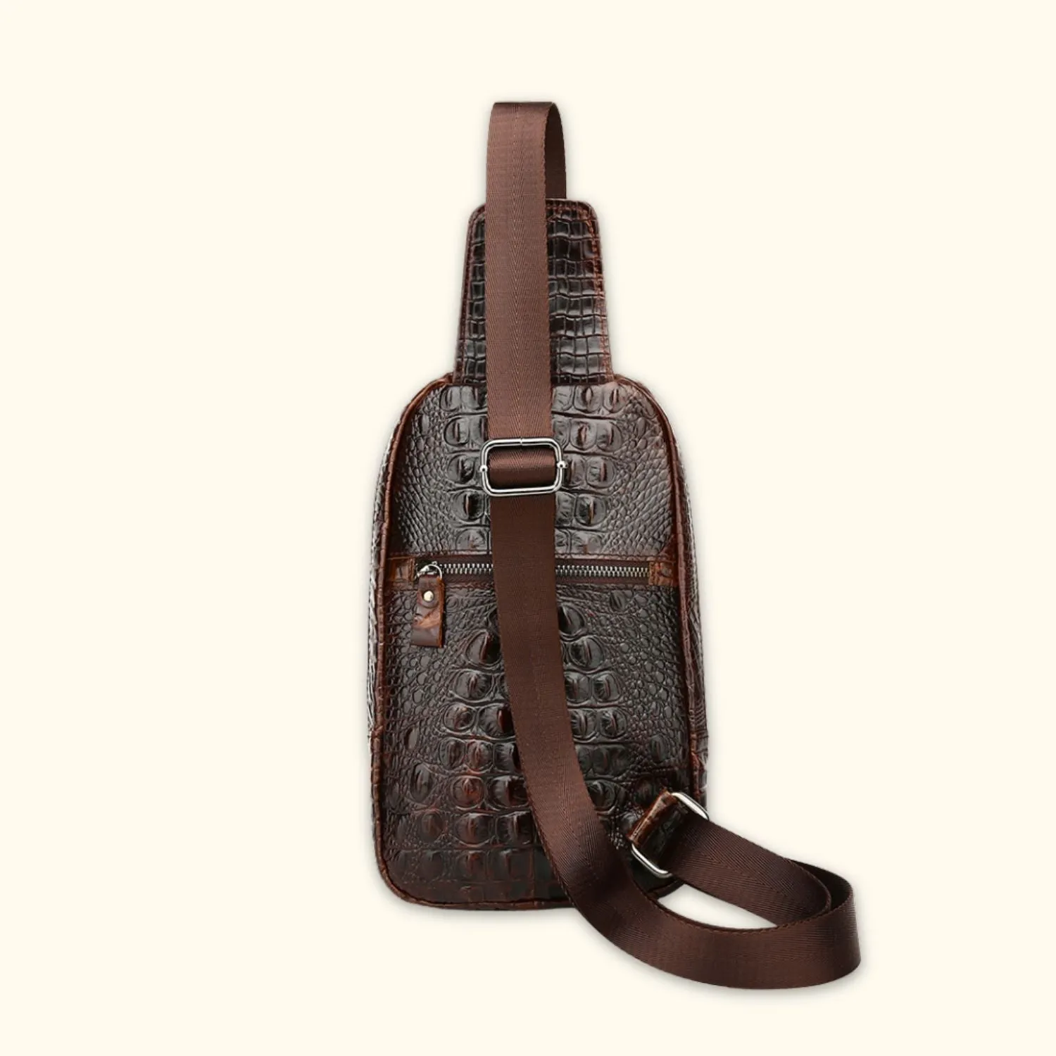 The Croc Ridge - Leather Sling Bag