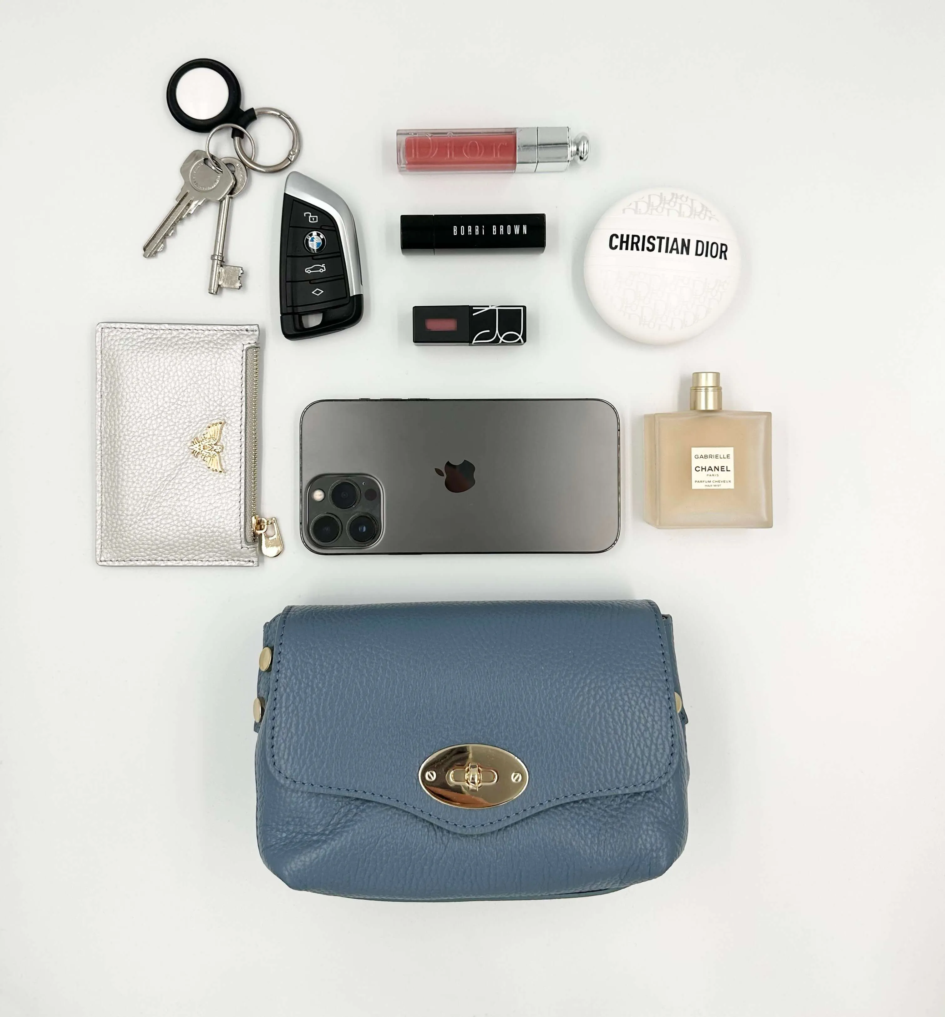 The Maddie Denim Leather Bag