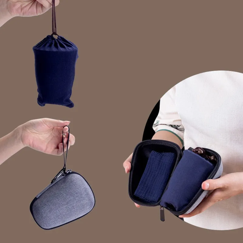 Travel Tea Set with Travel Bag