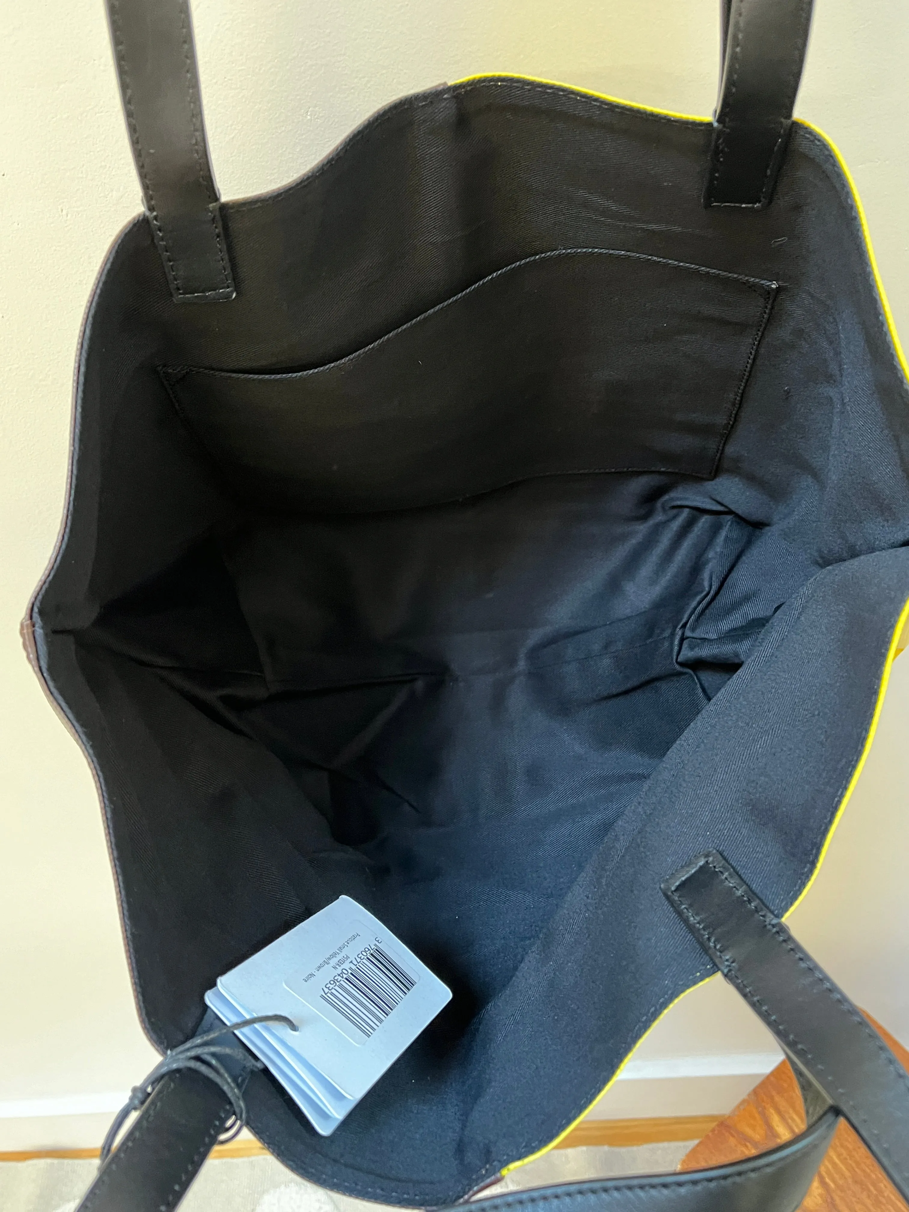 Two Tone Pratique Tote Bag - Dark Blue/Blue