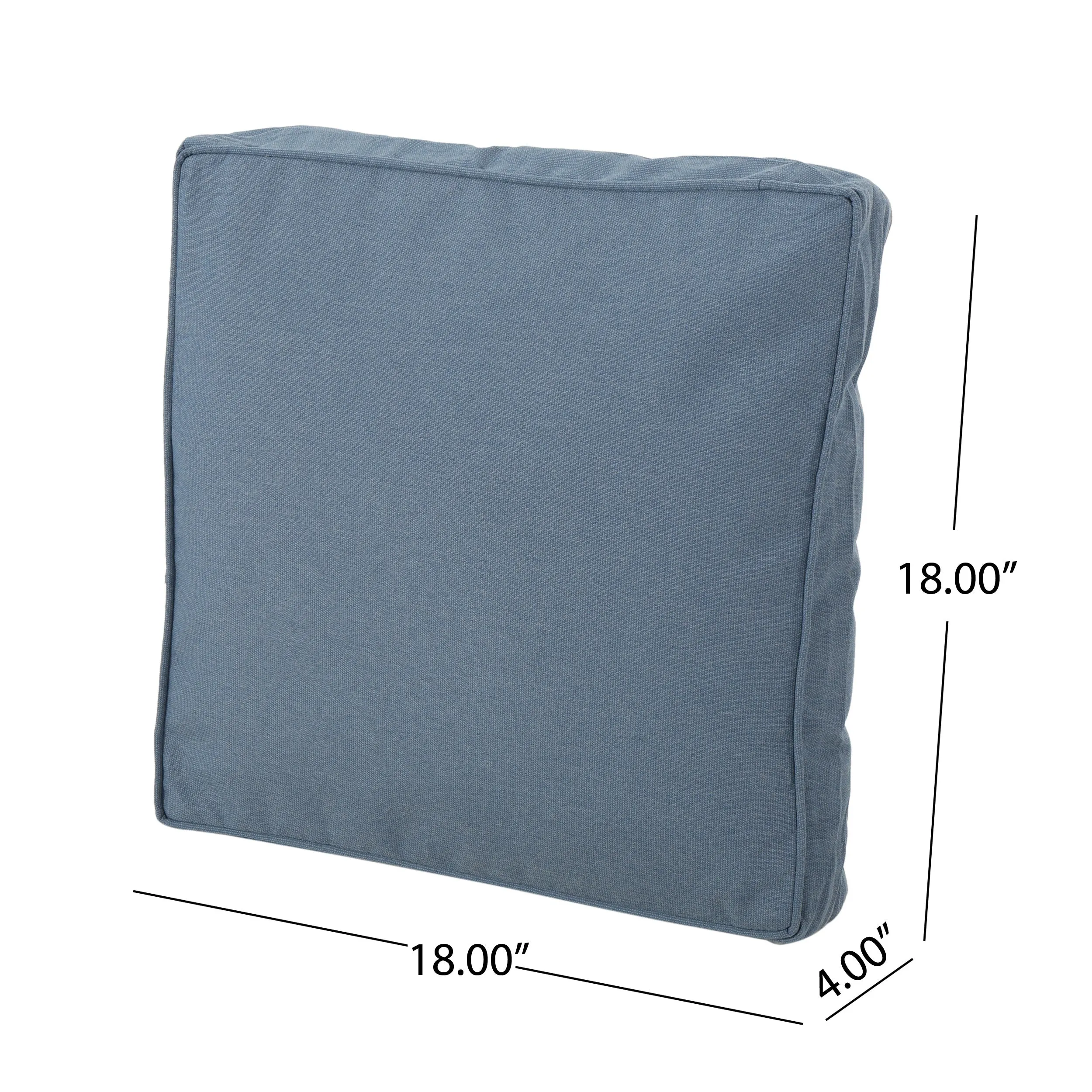 Vivien Outdoor Water Resistant 6'x3' Lounger Bean Bag and 18" Throw Pillows Set